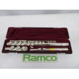 Yamaha 411 Flute Series II With Case. Serial Number: 312000. Please Note That This Item H