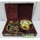 Gebr-Alexander Mainz 103 French Horn With Case. Serial Number: 21791. Please Note That Thi