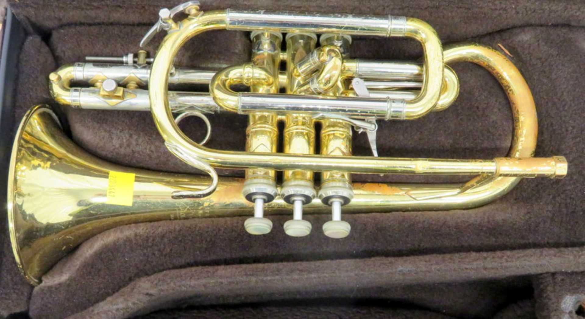 Bach Stradivarius 184 Cornet With Case. Serial Number: 547038. Please Note That This Item - Image 2 of 16