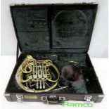 Yamaha YHR 667V French Horn With Case. Serial Number: 002437. This Item Has Not Been Teste