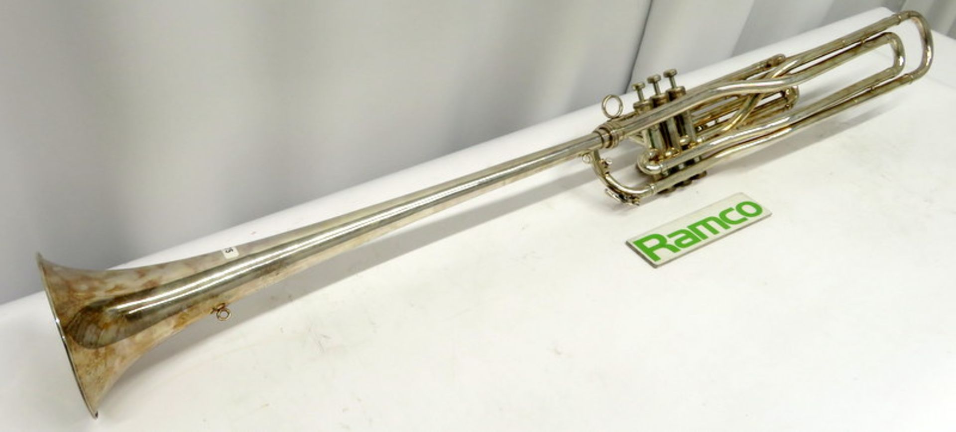 Boosey & Hawkes Imperial Fanfare Trumpet With Case. Serial Number: 591890. Please Note T - Image 4 of 14