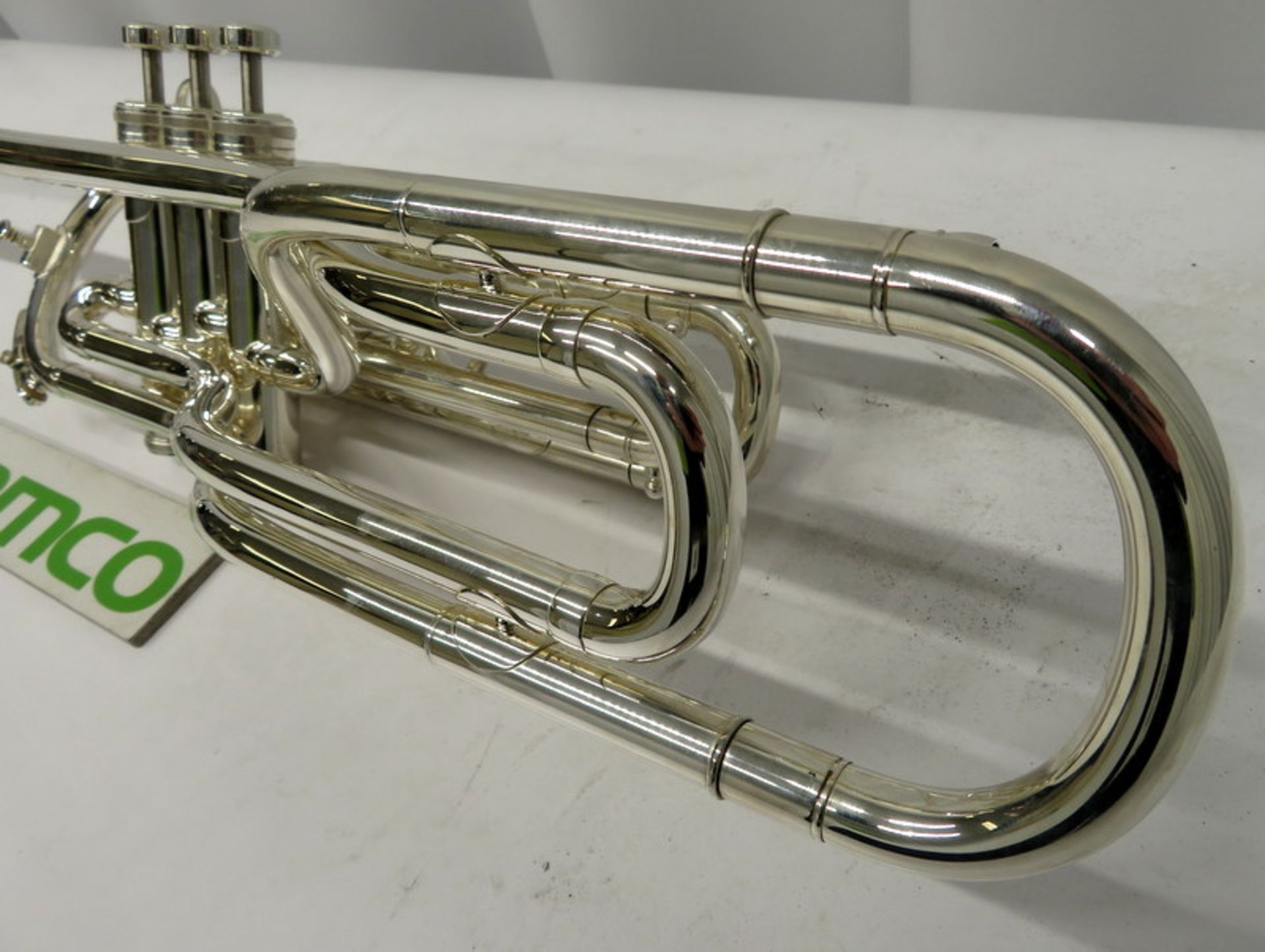 Besson International BE707 Fanfare Trumpet With Case. Serial Number: 883173. Please Note T - Image 9 of 16