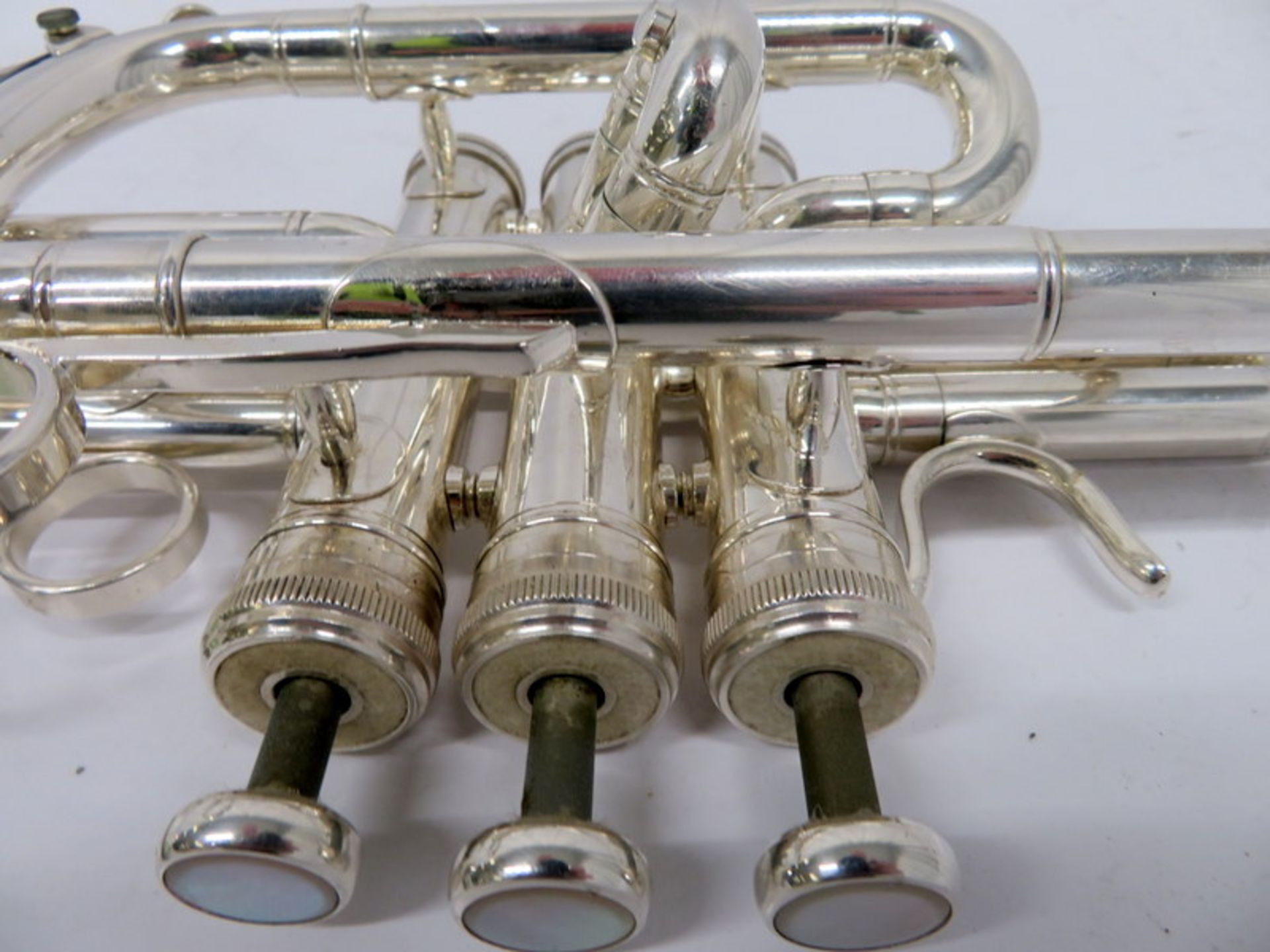 Besson International BE706 Fanfare Trumpet With Case. Serial Number: 890888. Please Note T - Image 11 of 15