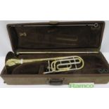 Vincent Bach Stradivarius 42 Tenor Trombone With Case. Serial Number: 19047. Please Note T