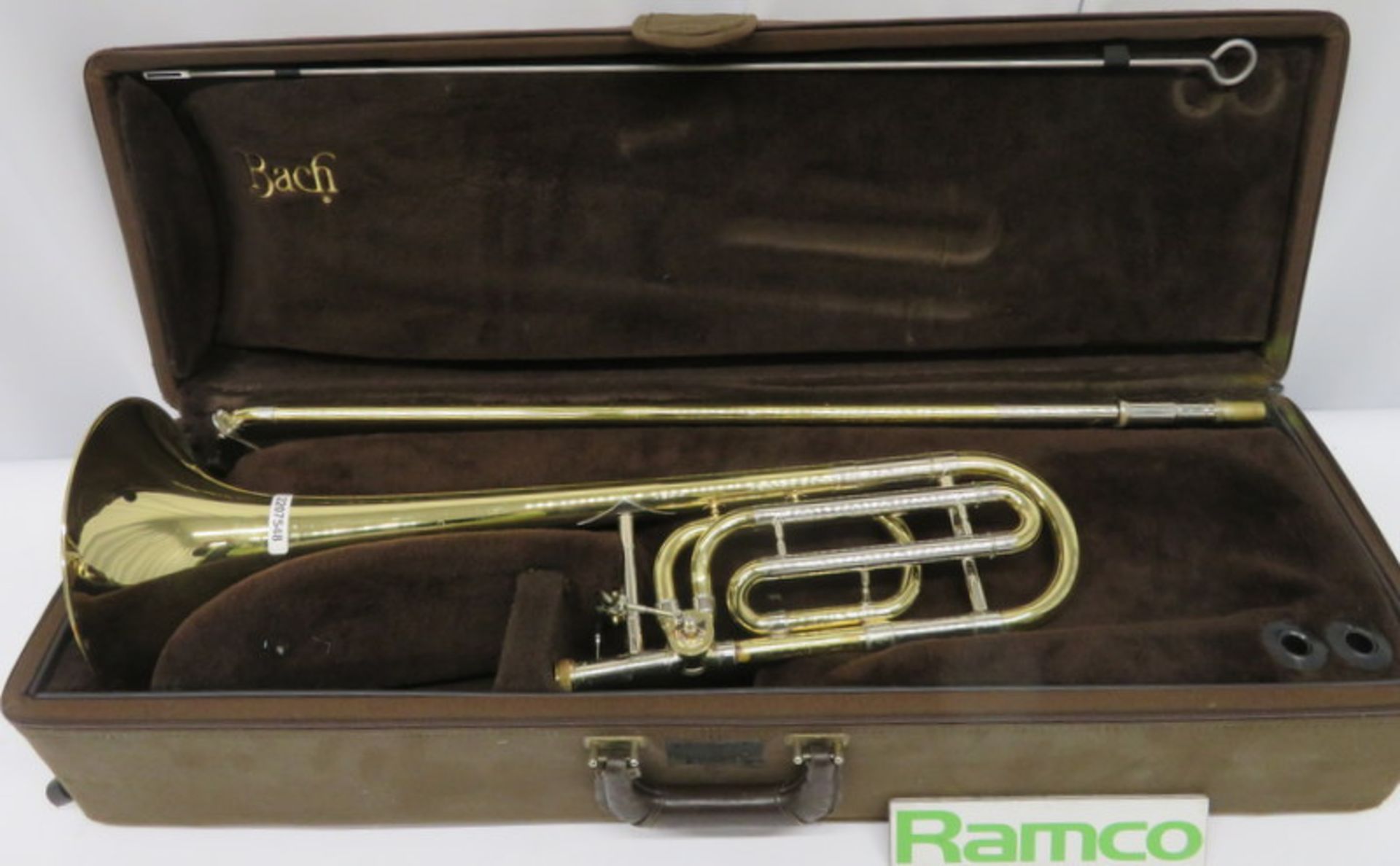 Vincent Bach Stradivarius 42 Tenor Trombone With Case. Serial Number: 19047. Please Note T