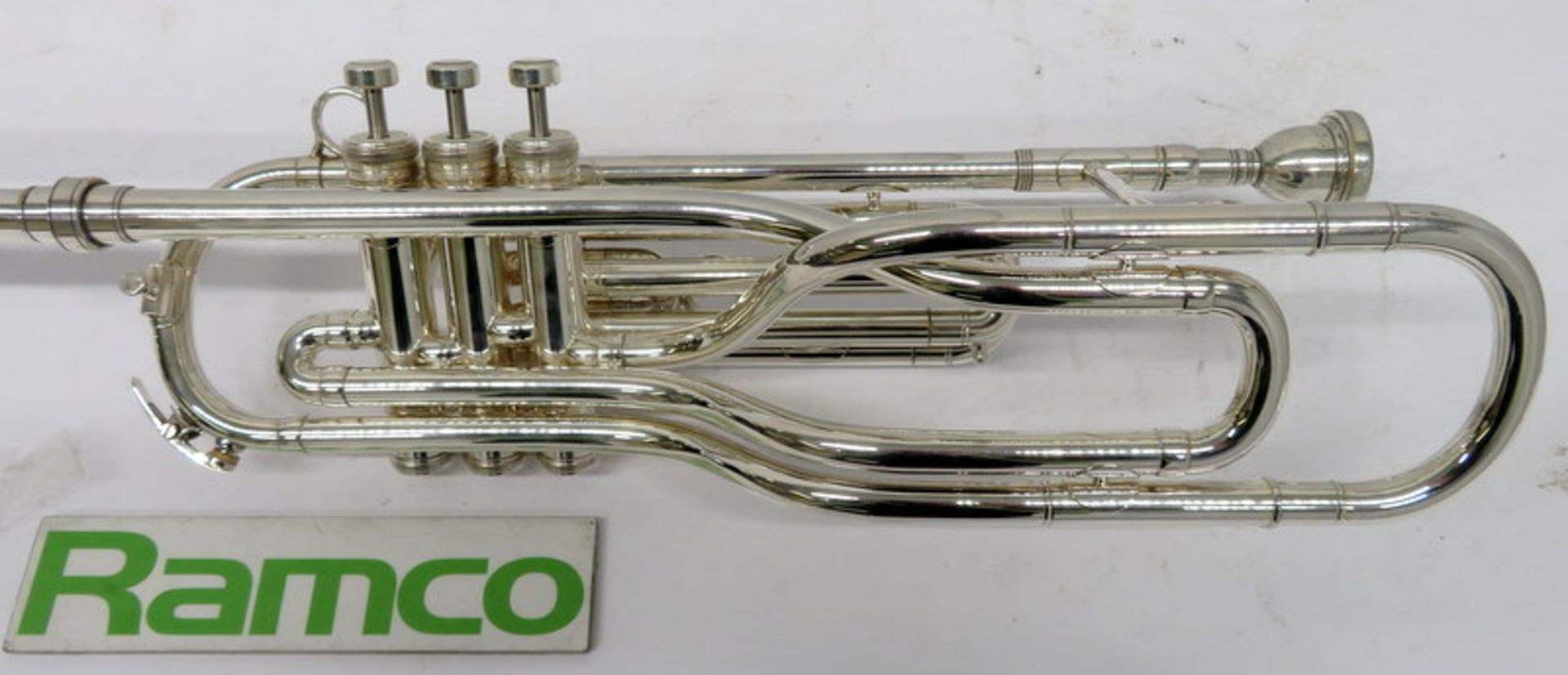 Besson International BE707 Fanfare Trumpet With Case. Serial Number: 867451. Please Note T - Image 7 of 17