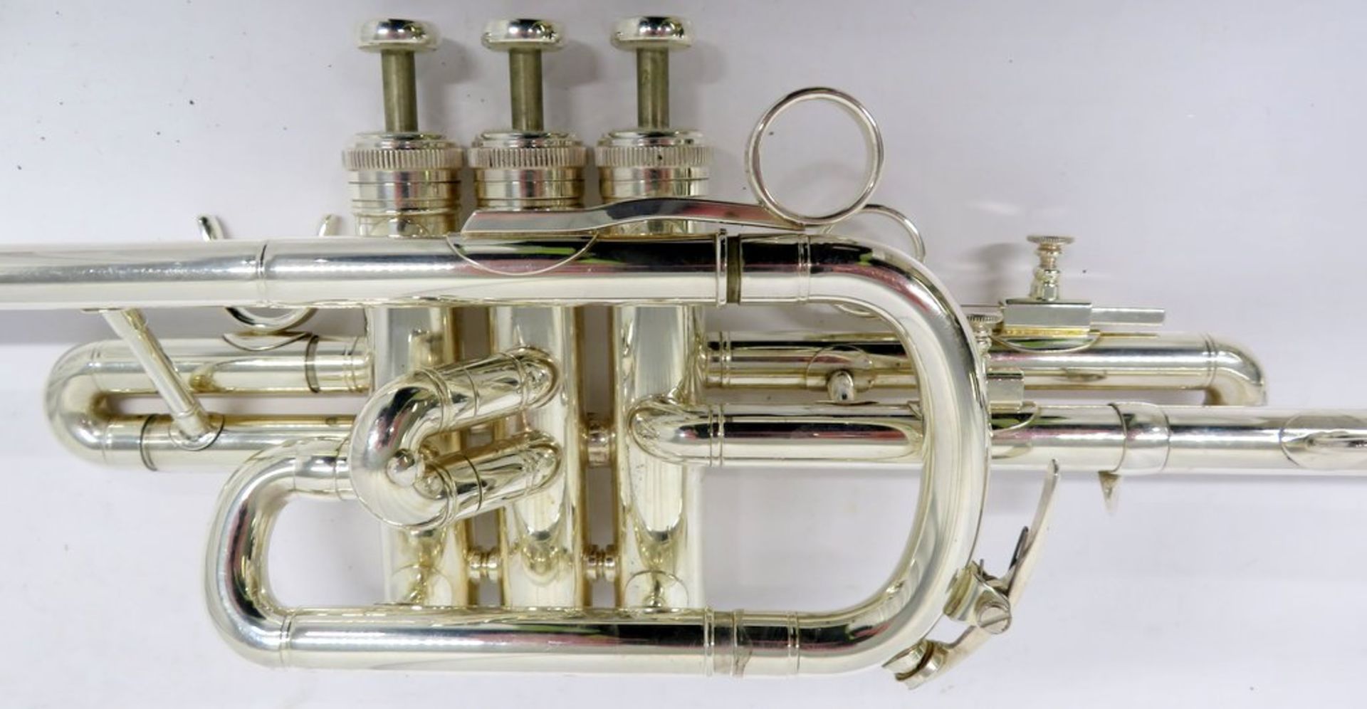 Besson International BE706 Fanfare Trumpet With Case. Serial Number: 885986. Please Note T - Image 10 of 13