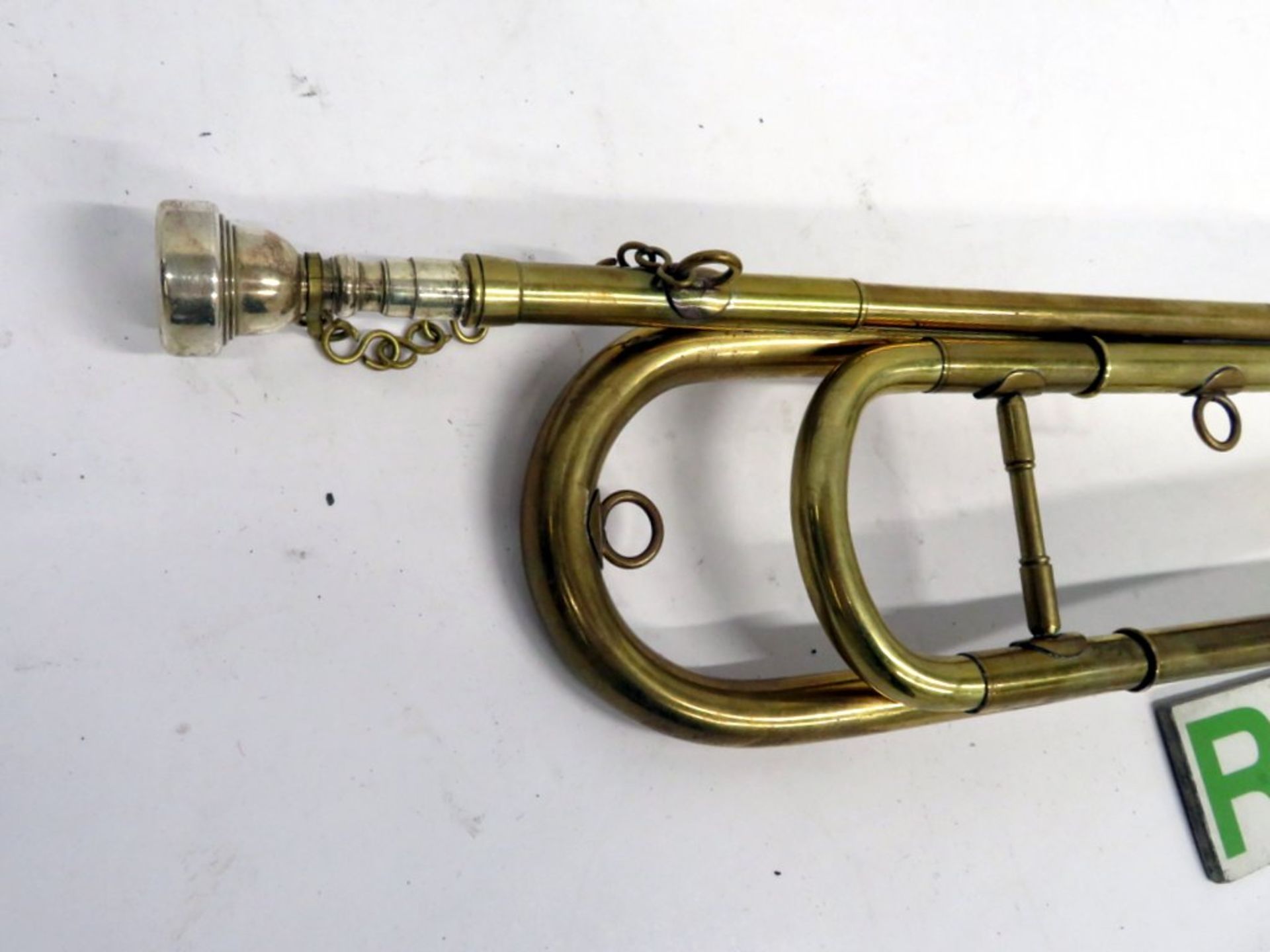 Unbranded Cavalry Trumpet. Please Note This Item Has Not Been Tested And Will Be Sold As S - Image 6 of 7