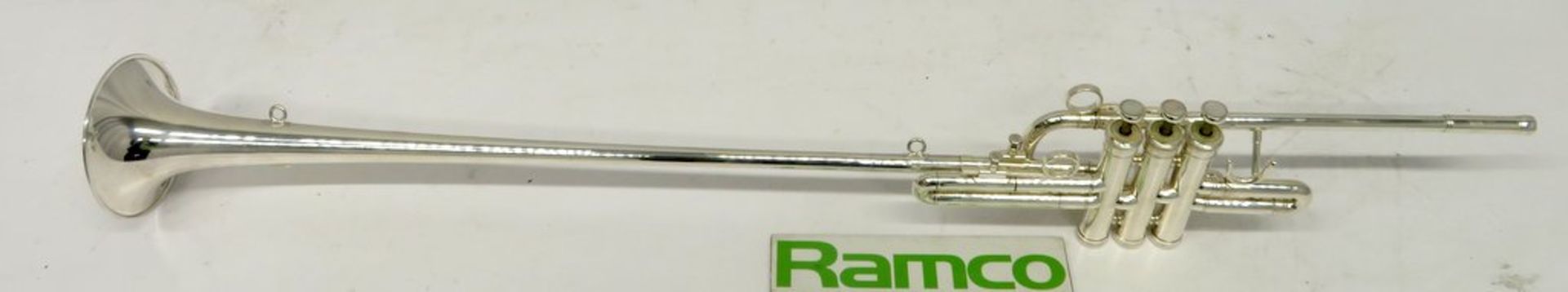 Besson International BE706 Fanfare Trumpet With Case. Serial Number: 885306. Please Note T - Image 3 of 14