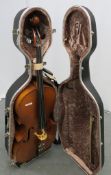 Artia IGB 4/4 Cello. Serial Number: Unknown. Approximately 48"" Full Length. Comes With Ha