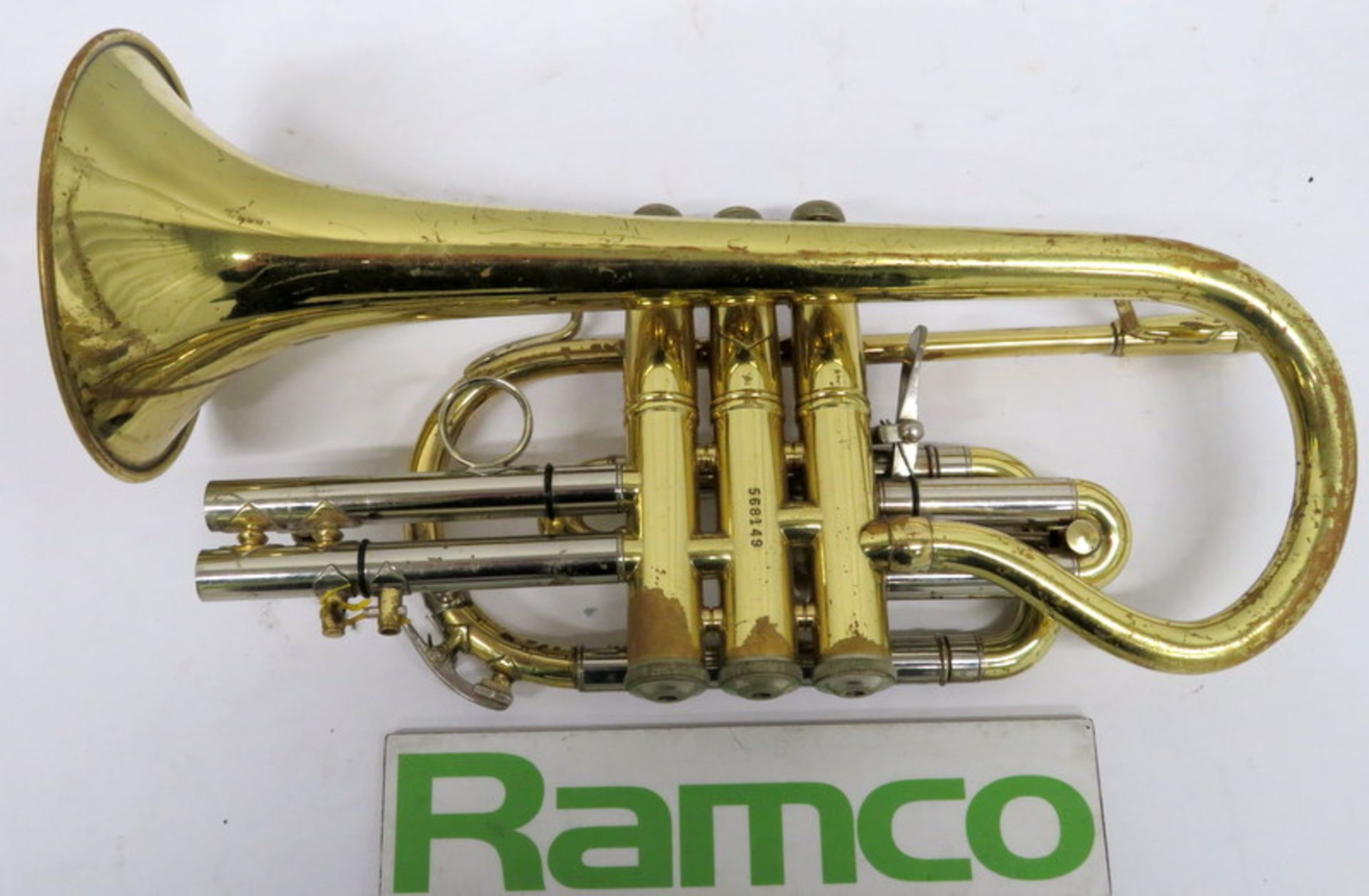 Bach Stradivarius 184 Cornet With Case. Serial Number: 568149. Please Note That This Item - Image 9 of 13