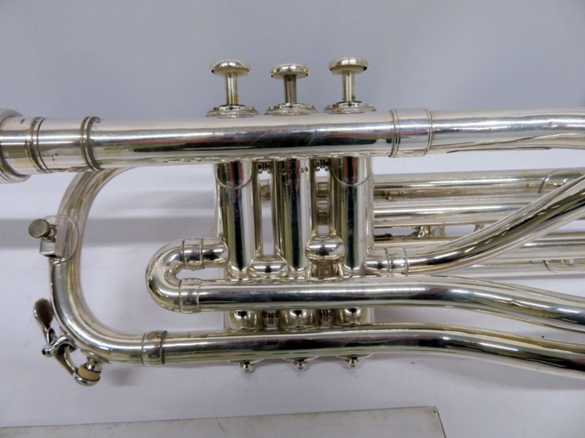 Boosey & Hawkes Imperial Fanfare Trumpet With Case. Serial Number: 335204. Please Note T - Image 8 of 18