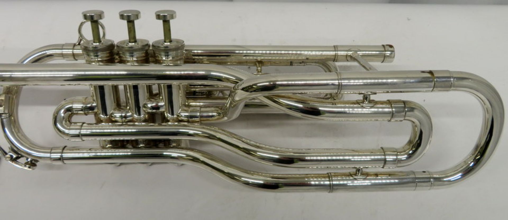 Besson 708 Fanfare Trumpet With Case. Serial Number: 838496. Please Note This Item Has Not - Image 6 of 17