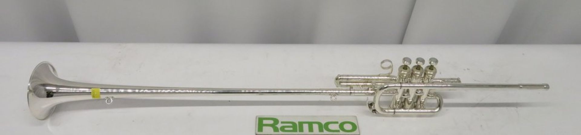 Besson International BE706 Fanfare Trumpet With Case. Serial Number: 842946. Please Note T - Image 3 of 14