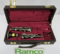 Buffet Crampon E Flat Clarinet With Case. Missing Barrel. Serial Number: 406321. Full len