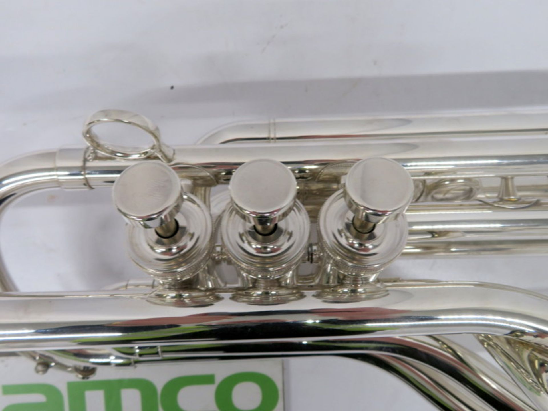 Besson International BE708 Fanfare Trumpet With Case. Serial Number: 884167. Please Note T - Image 7 of 15