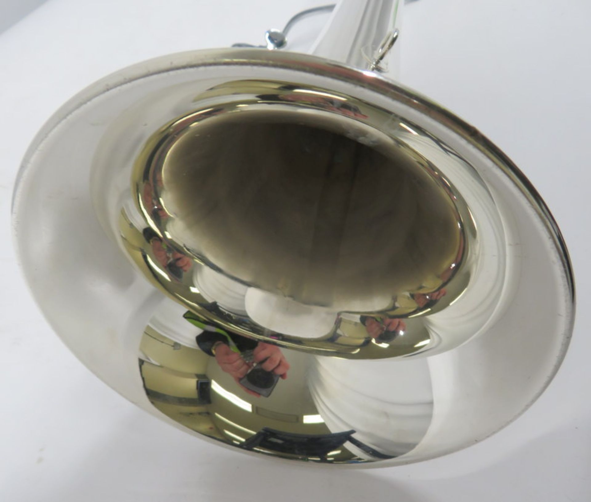 Besson International BE707 Fanfare Trumpet With Case. Serial Number: 883173. Please Note T - Image 15 of 16