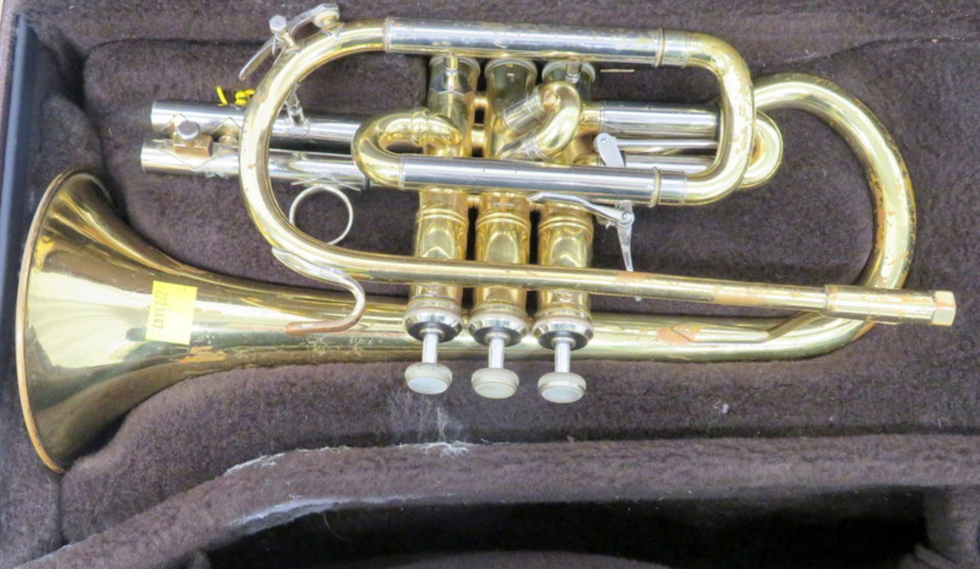 Bach Stradivarius 184 Cornet With Case. Serial Number: 568149. Please Note That This Item - Image 2 of 13