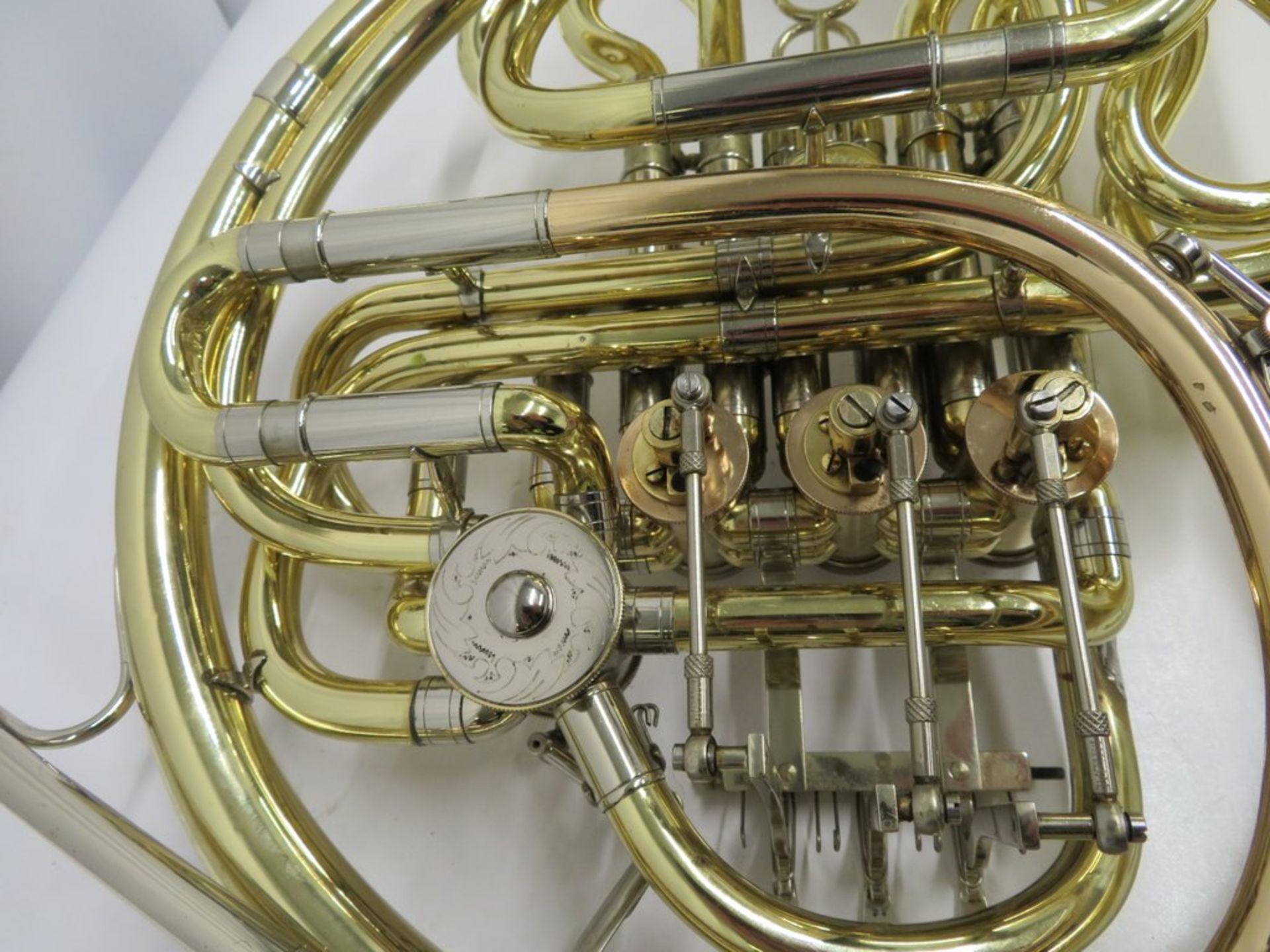 Gebr-Alexander Mainz 103 French Horn With Case. Serial Number: 21791. Please Note That Thi - Image 14 of 20