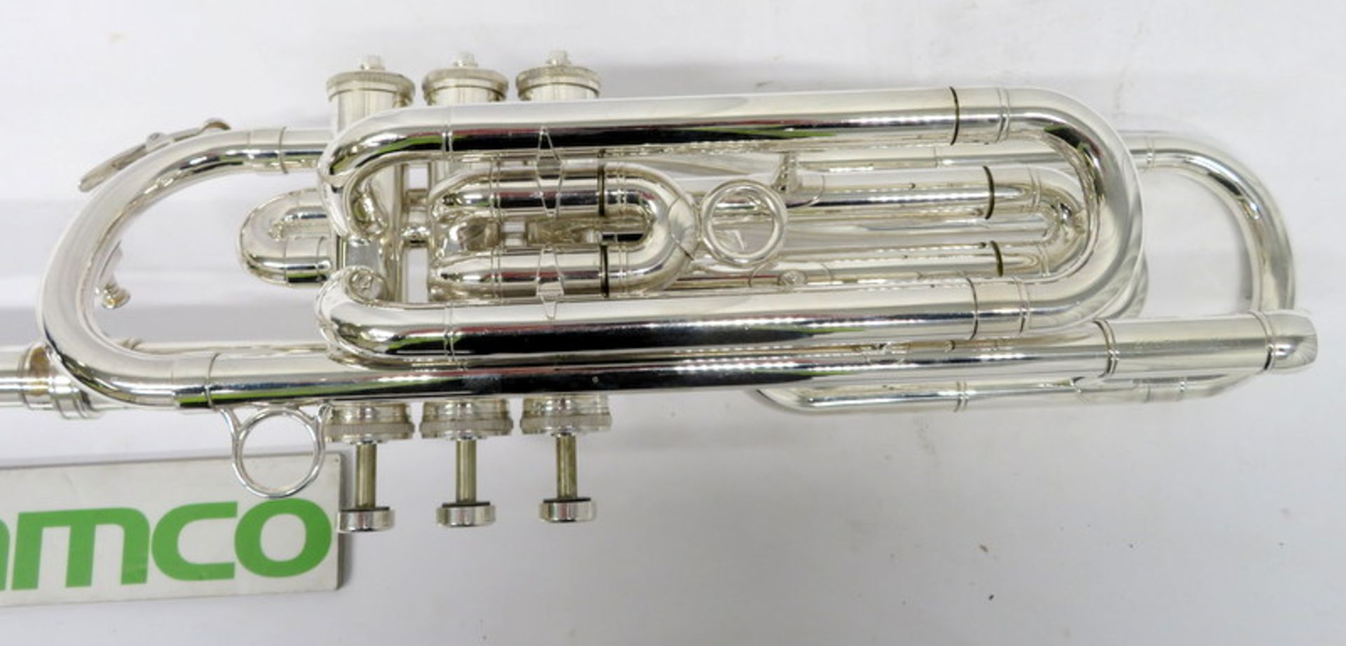 Besson International BE708 Fanfare Trumpet With Case. Serial Number: 884167. Please Note T - Image 11 of 15