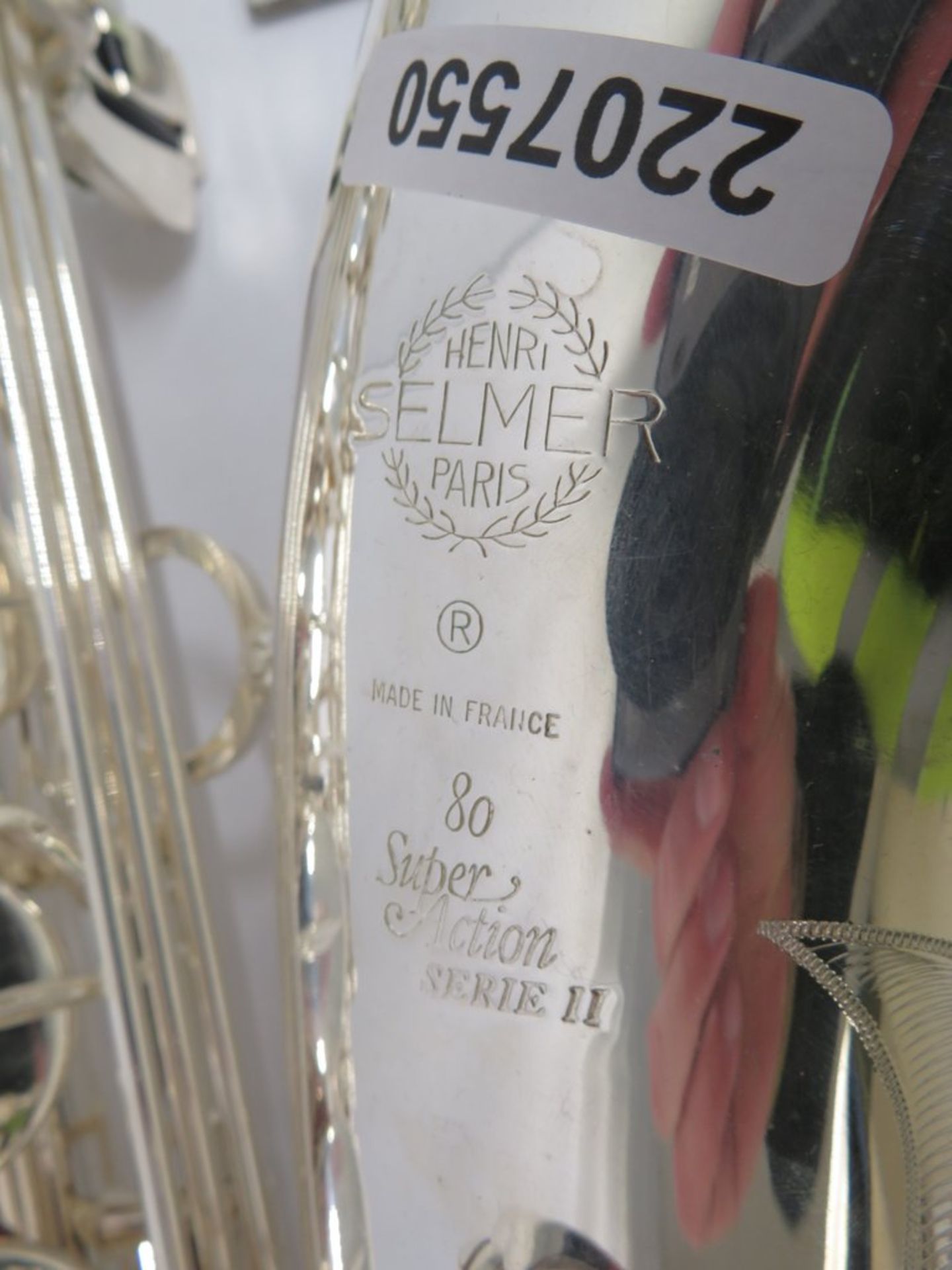 Henri Selmer Super Action 80 Serie 2 Tenor Saxophone With Case. Serial Number: N.607728. - Image 6 of 20