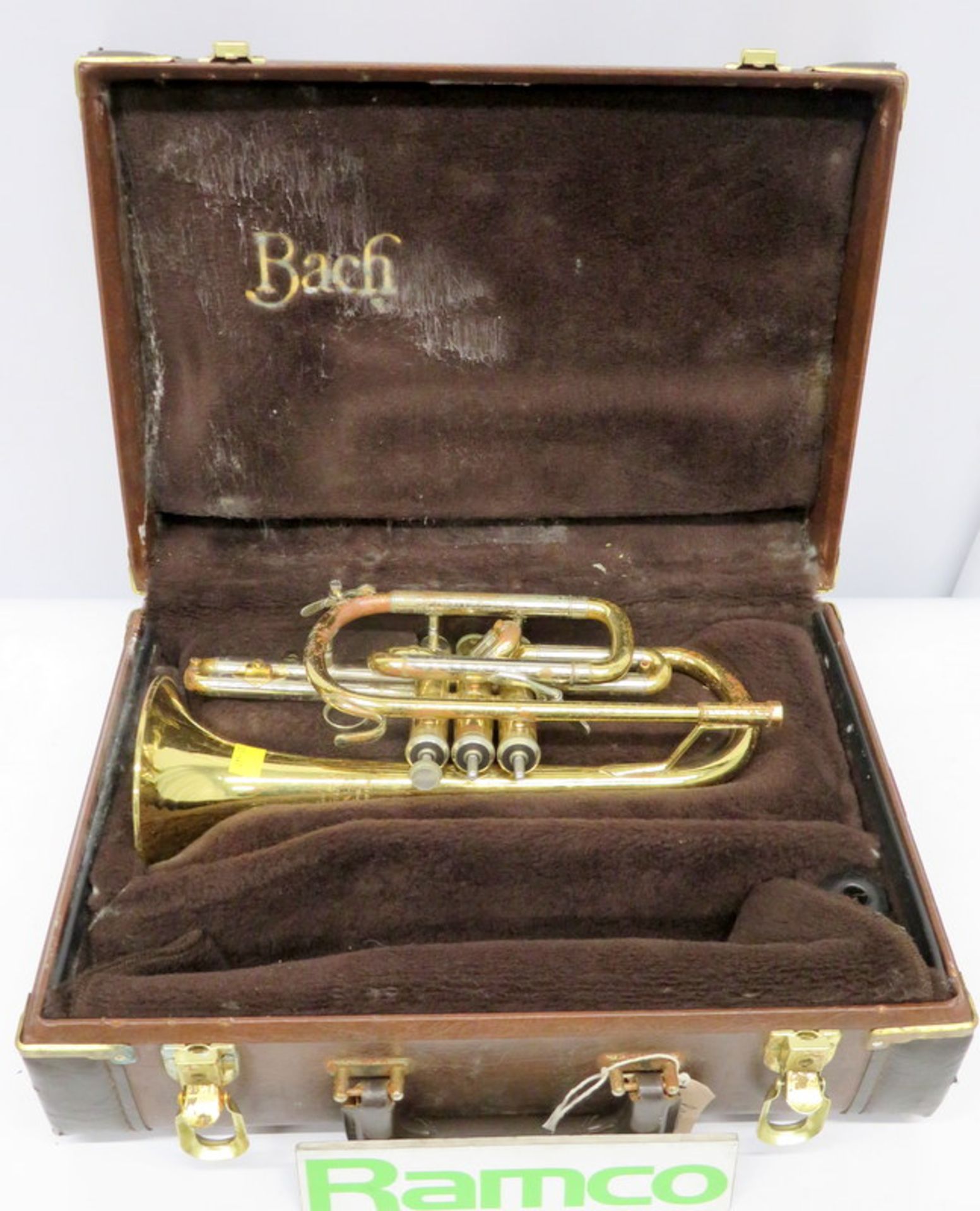 Bach Stradivarius 184 Cornet With Case. Serial Number: 504750. Please Note That This Item