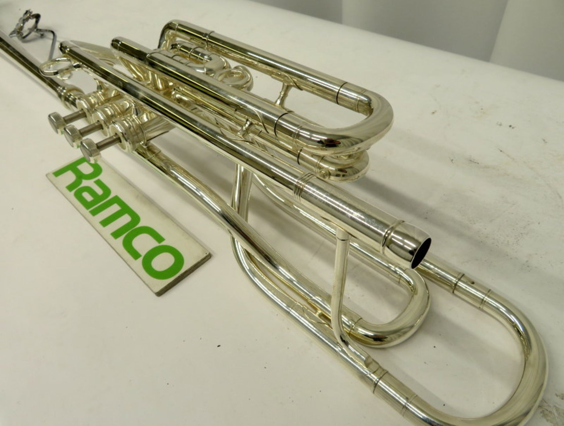 Besson International BE707 Fanfare Trumpet With Case. Serial Number: 883173. Please Note T - Image 12 of 16