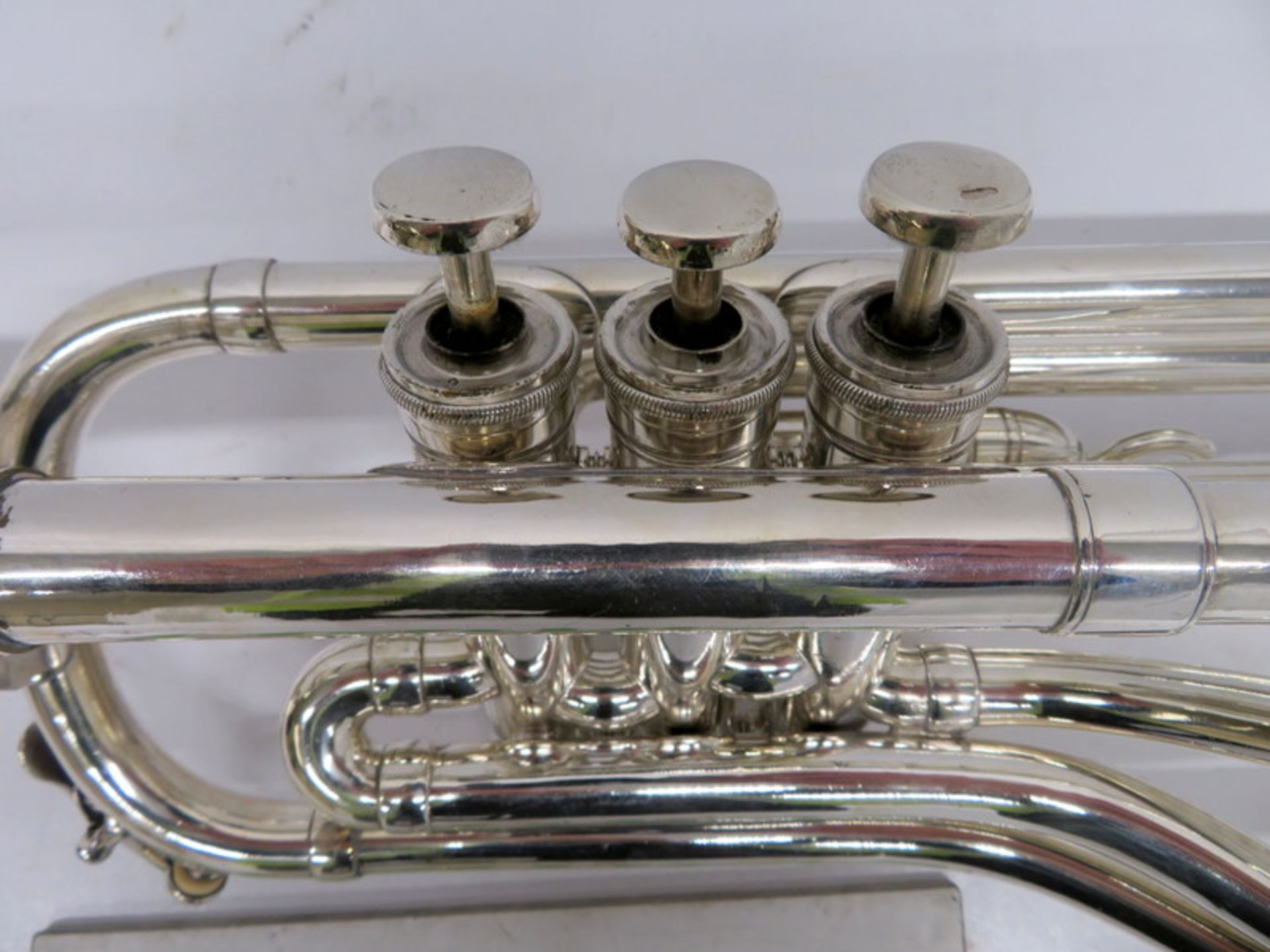 Boosey & Hawkes Imperial Fanfare Trumpet With Case. Serial Number: 335204. Please Note T - Image 7 of 18