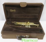 Vincent Bach Stradivarius 43 Trumpet With Case. Serial Number: 544825. Please Note That Th
