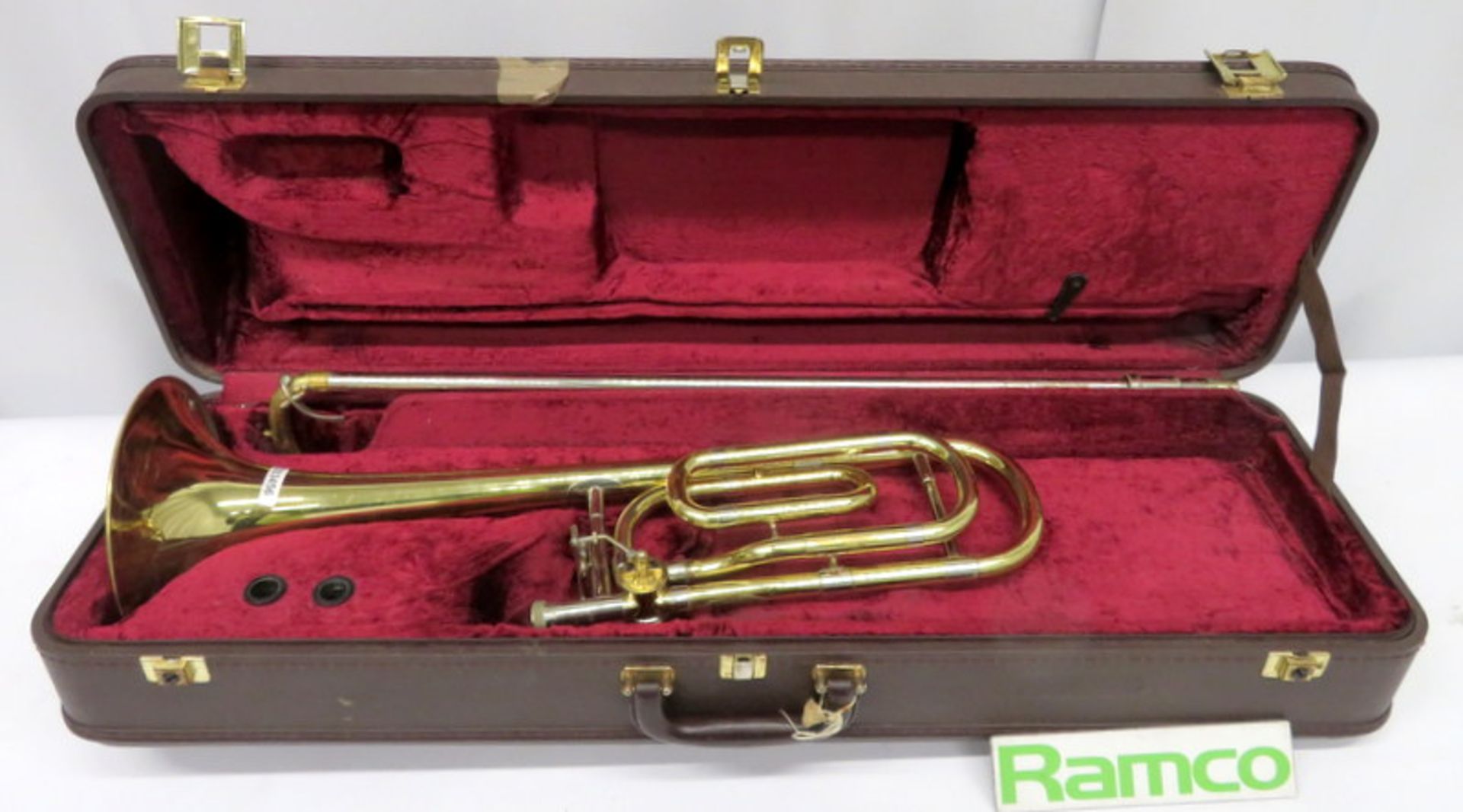 Besson Sovereign Trombone With Case. Serial Number: 841017. Please Note That This Item Has