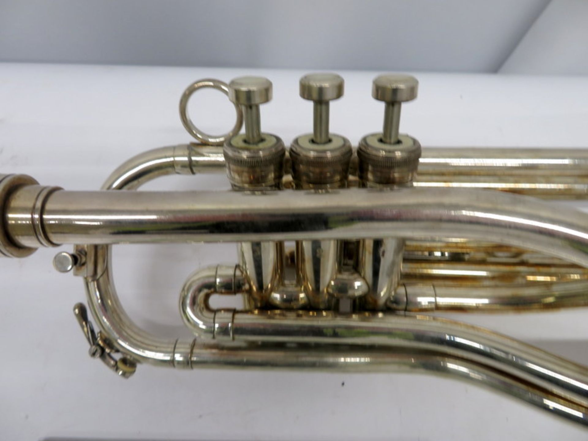 Boosey & Hawkes Imperial Fanfare Trumpet With Case. Serial Number: 591890. Please Note T - Image 6 of 14