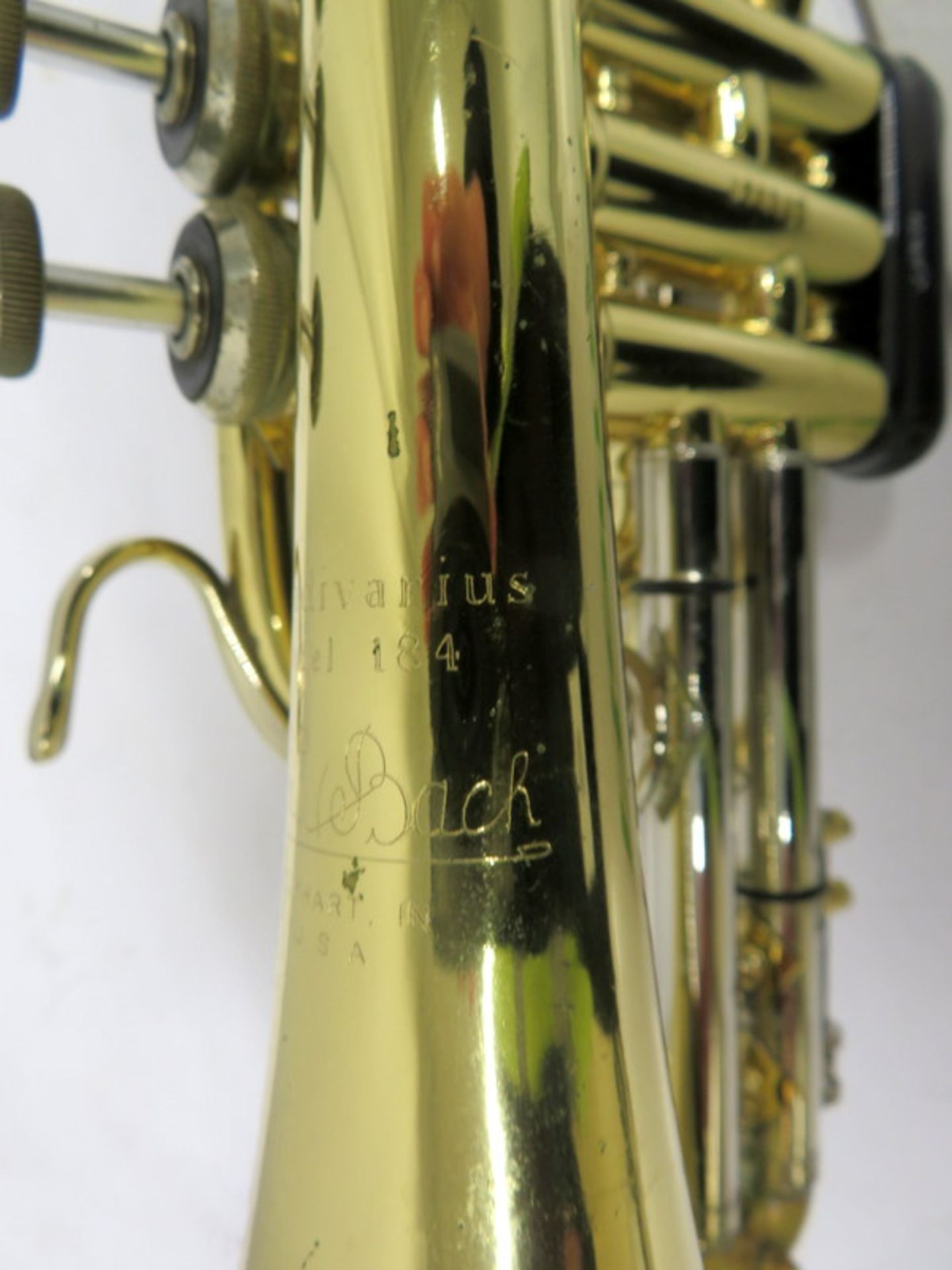 Bach Stradivarius 184 Cornet With Case. Serial Number: 568129. Please Note That This Item - Image 17 of 18