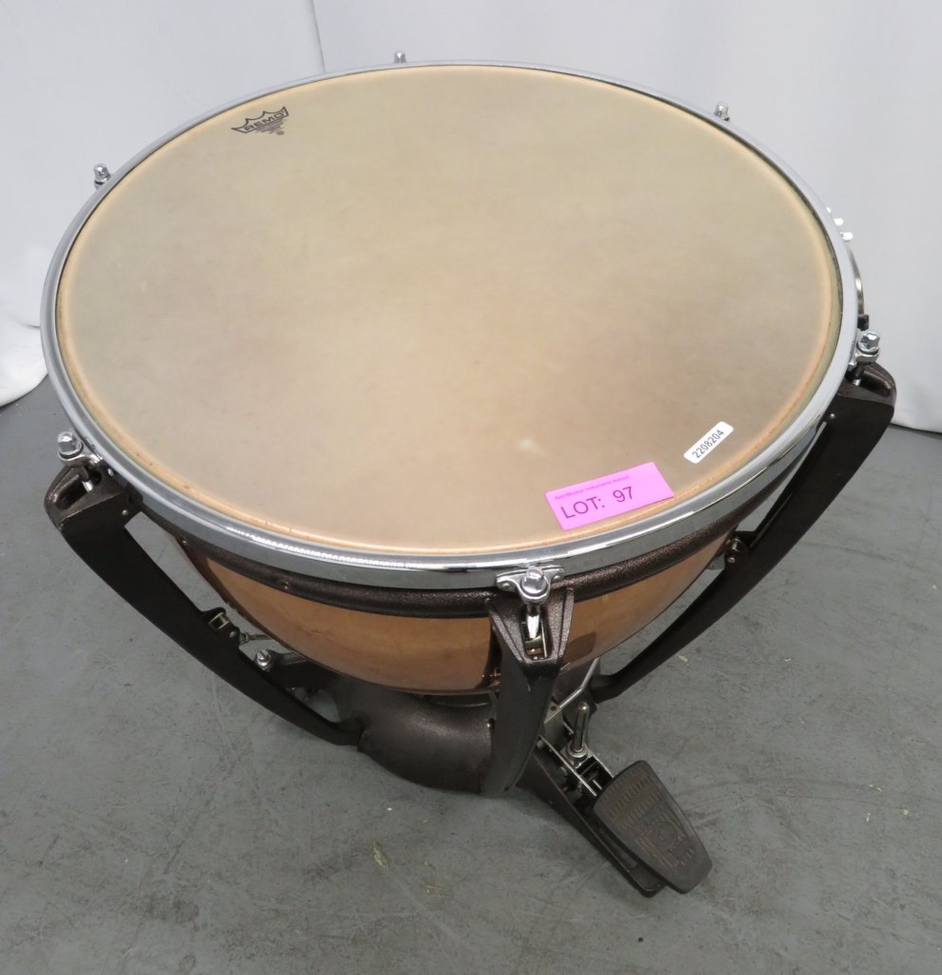 Premier 28"" Kettle Drum Complete With Padded Cover. - Image 2 of 6