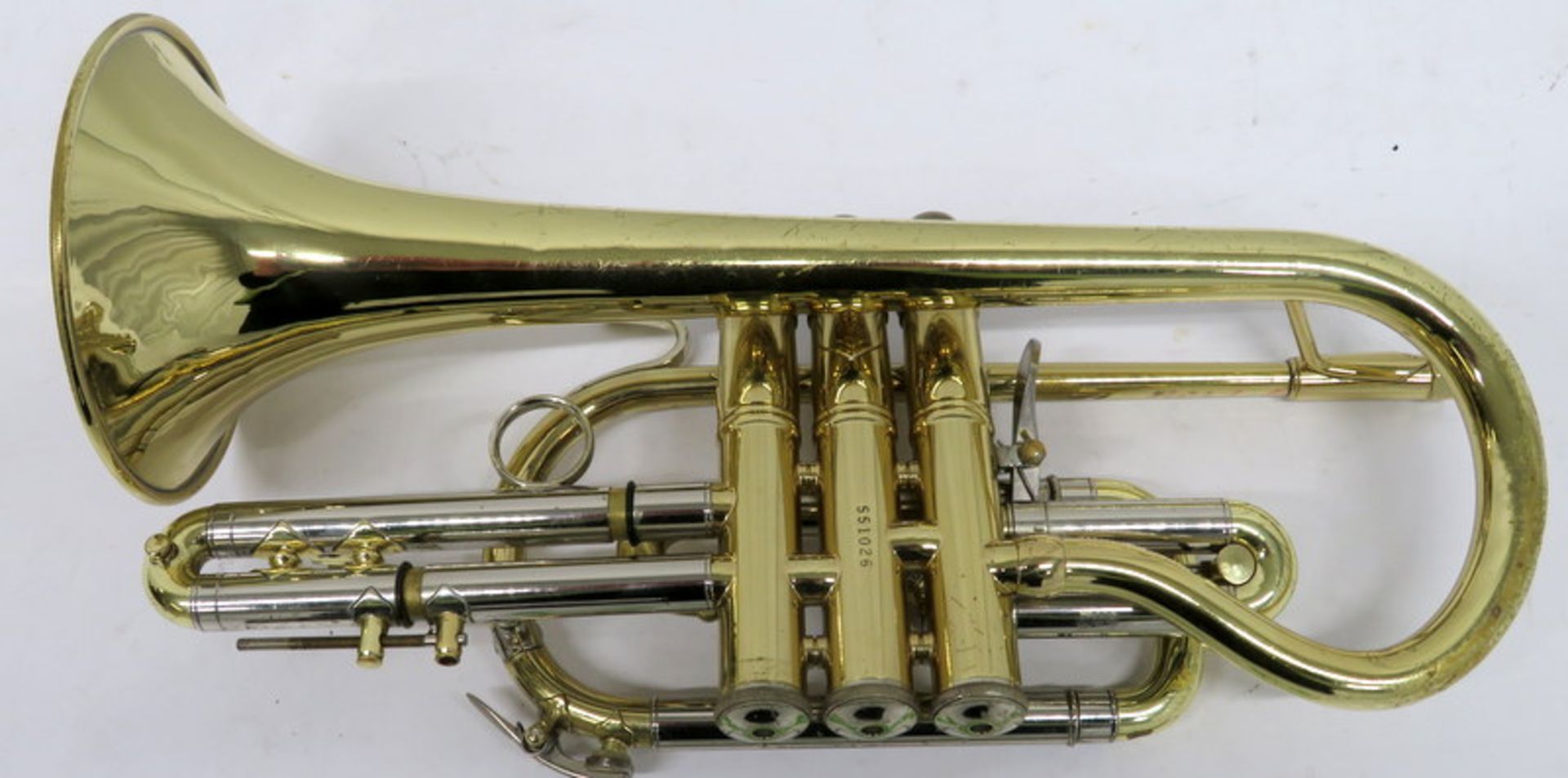 Bach Stradivarius 184 Cornet With Case. Serial Number: 551026. Please Note That This Item - Image 11 of 17