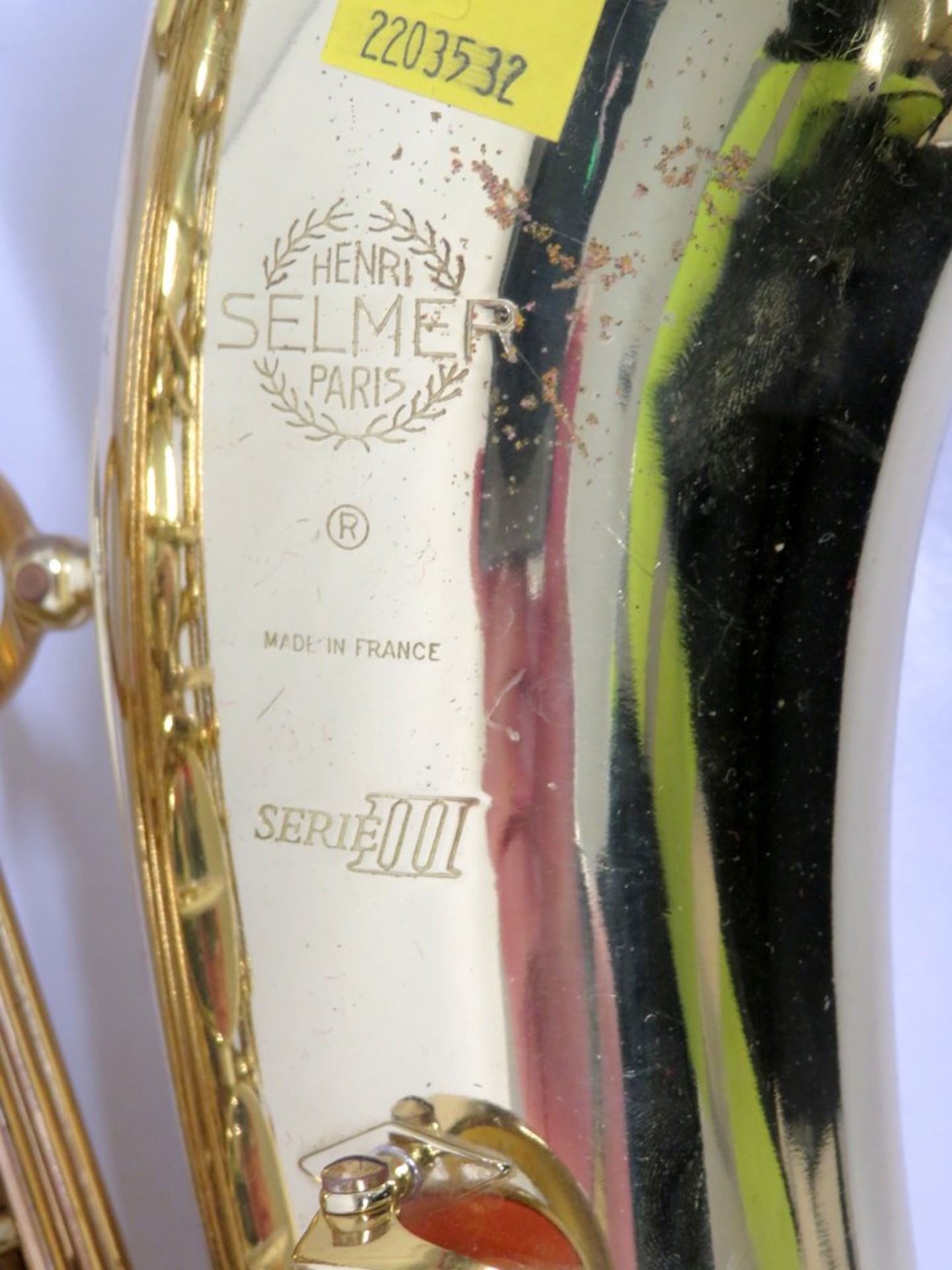 Henri Selmer Super Action 80 Serie 3 Tenor Saxophone With Case. Serial Number: N.643778. - Image 6 of 18