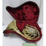 Paxman 20L Horn With Case. Serial Number: 3244. Please Note This Item Has Not Been Tested