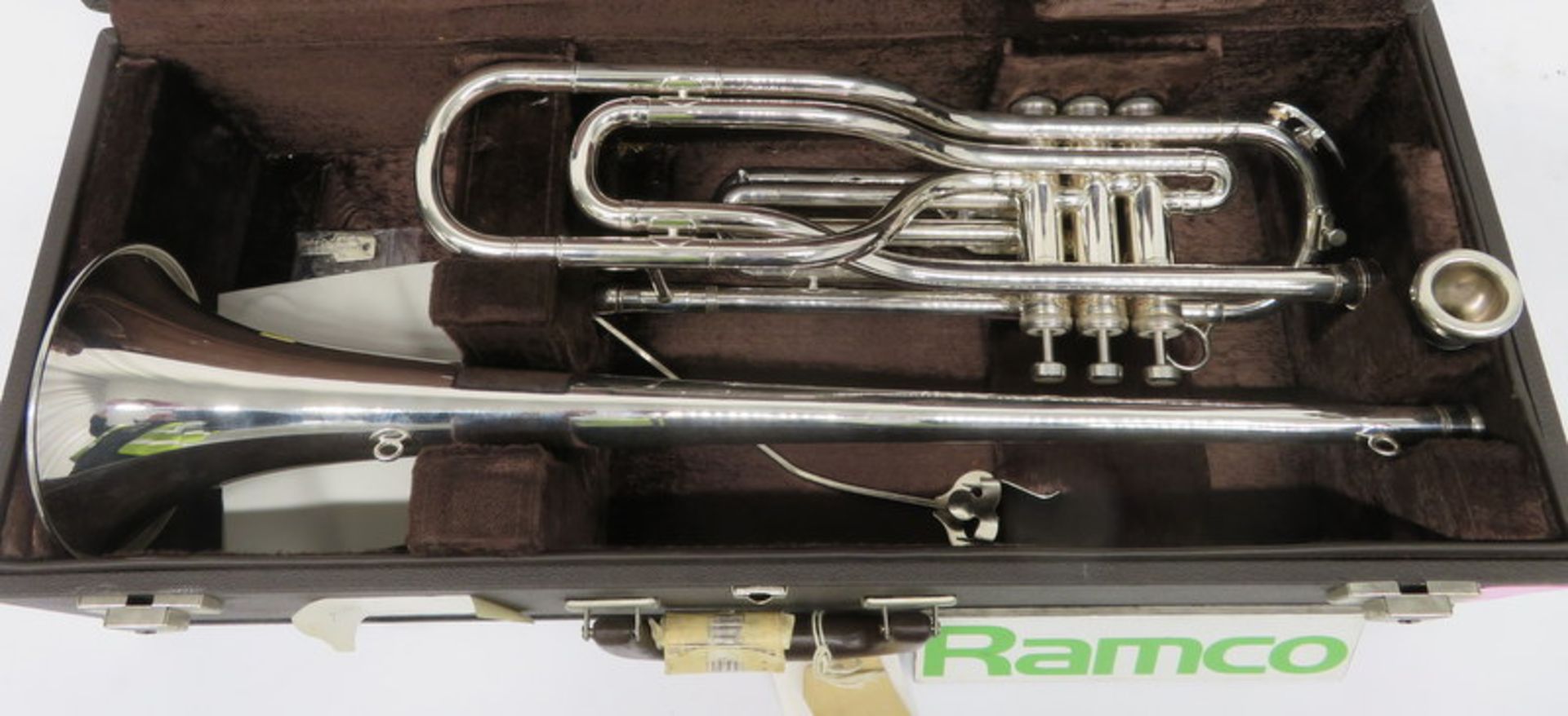 Besson International BE707 Fanfare Trumpet With Case. Serial Number: 867451. Please Note T - Image 2 of 17