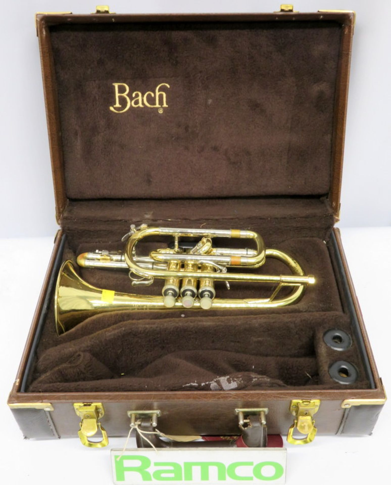 Bach Stradivarius 184 Cornet With Case. Serial Number: 568129. Please Note That This Item