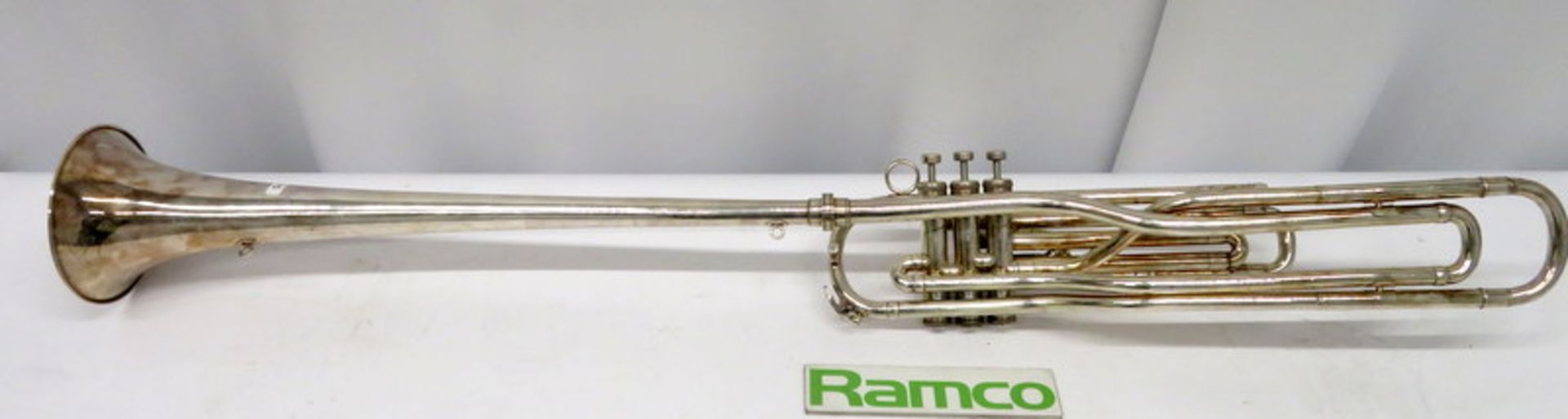 Boosey & Hawkes Imperial Fanfare Trumpet With Case. Serial Number: 591890. Please Note T - Image 3 of 14