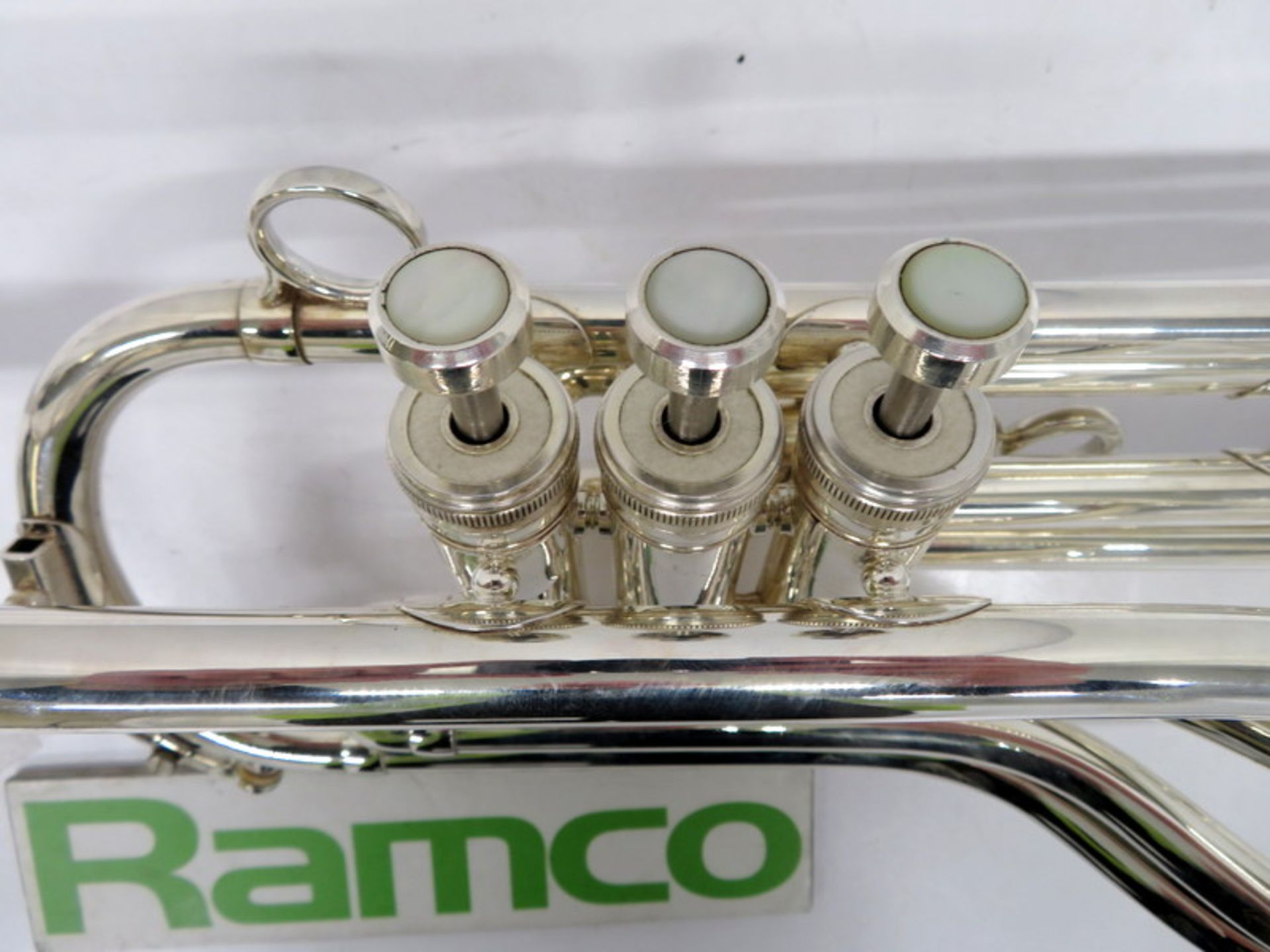 Besson International BE707 Fanfare Trumpet With Case. Serial Number: 867451. Please Note T - Image 8 of 17