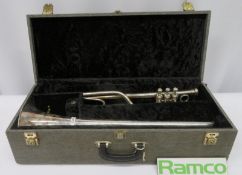 Boosey & Hawkes Imperial Fanfare Trumpet With Case. Serial Number: 591890. Please Note T