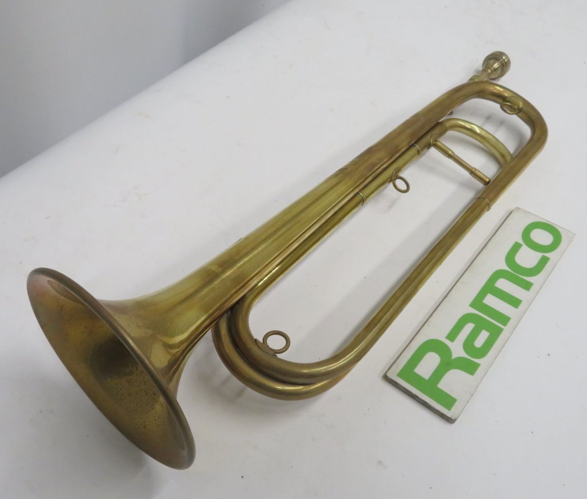 Unbranded Cavalry Trumpet. Please Note This Item Has Not Been Tested And Will Be Sold As S - Image 4 of 8