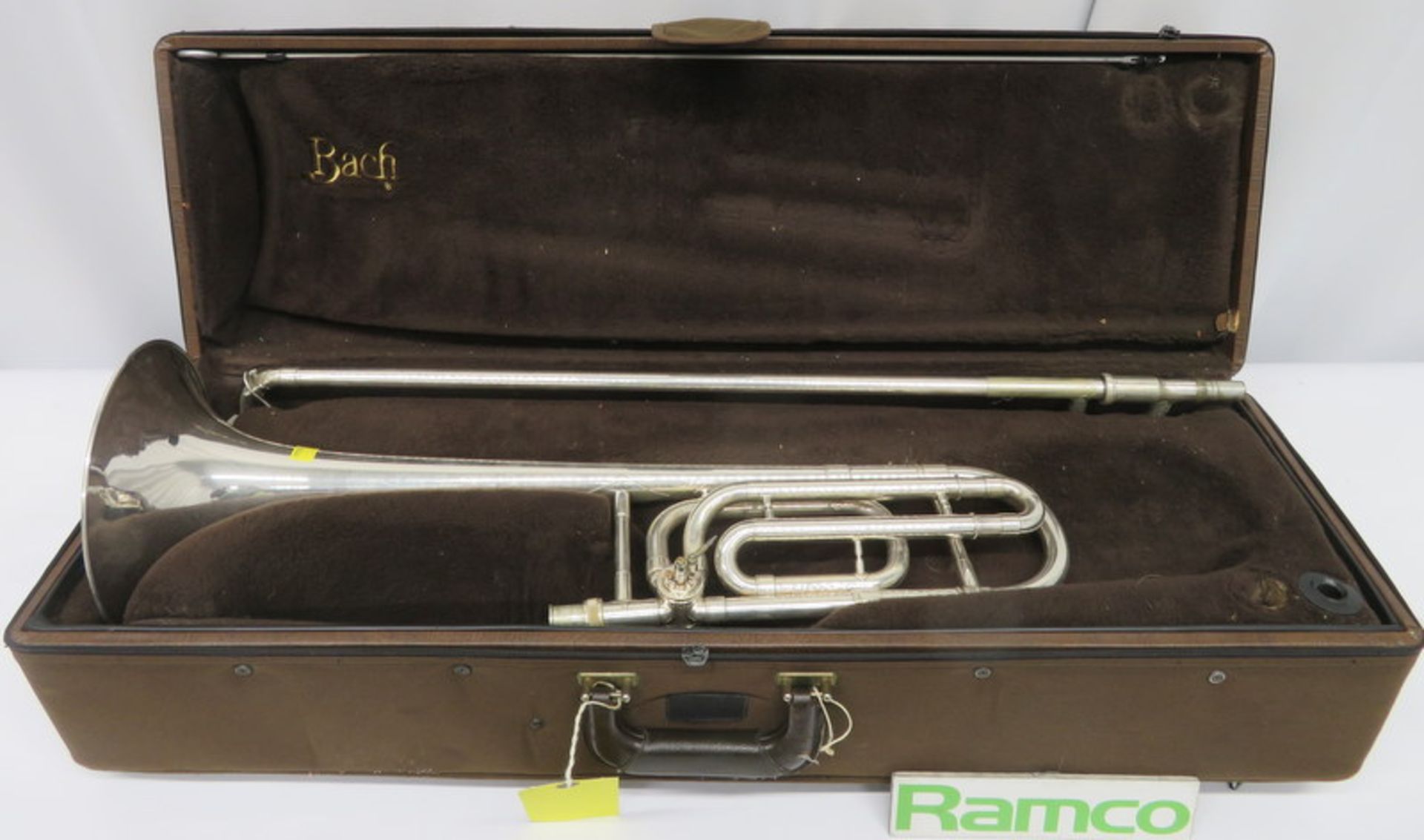 Vincent Bach Stradivarius 42 Tenor Trombone With Case. Serial Number: 12743. Please Note T