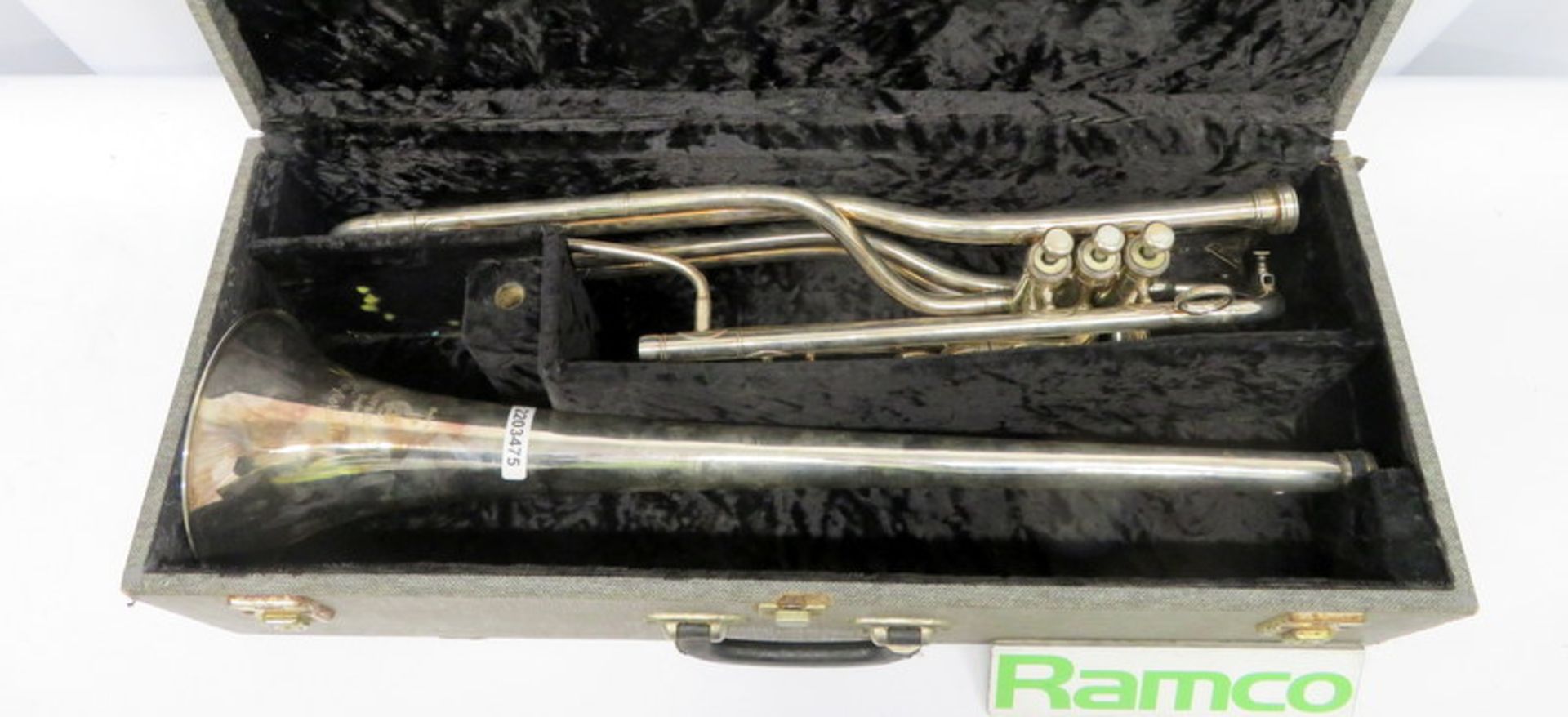 Boosey & Hawkes Imperial Fanfare Trumpet With Case. Serial Number: 591890. Please Note T - Image 2 of 14