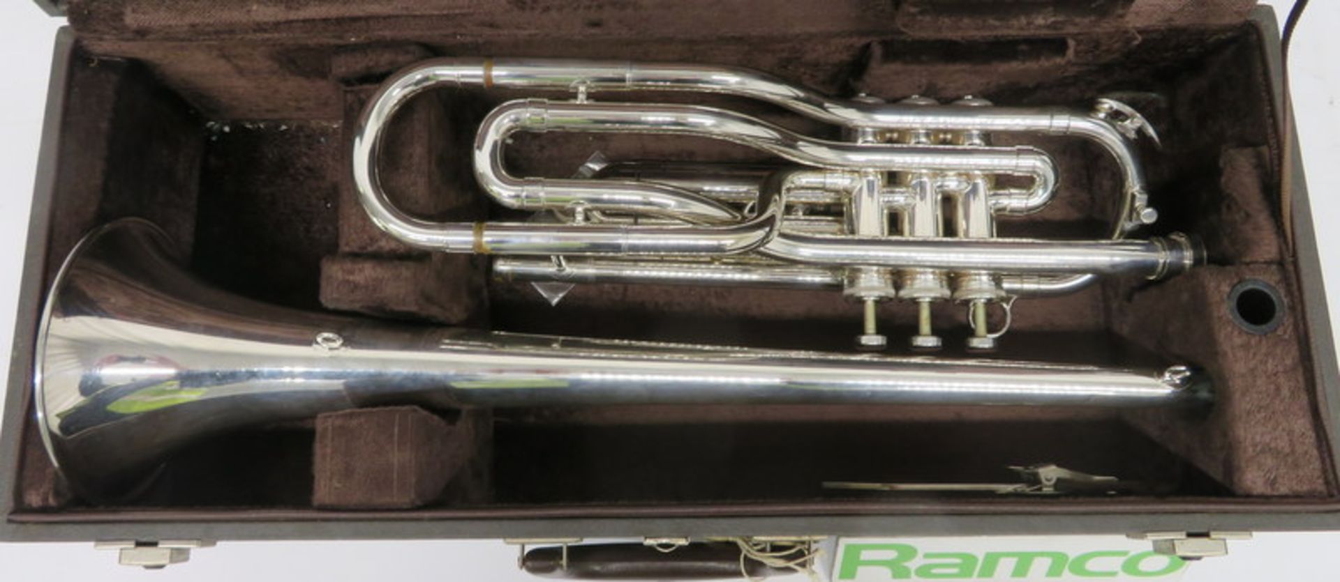 Besson 708 Fanfare Trumpet With Case. Serial Number: 838496. Please Note This Item Has Not - Image 2 of 17