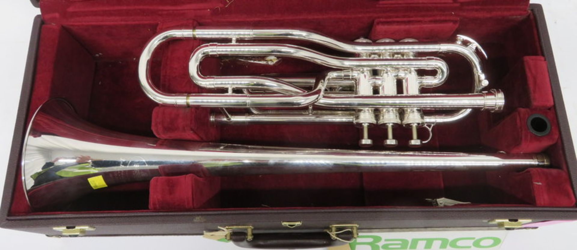 Besson International BE708 Fanfare Trumpet With Case. Serial Number: 884167. Please Note T - Image 2 of 15