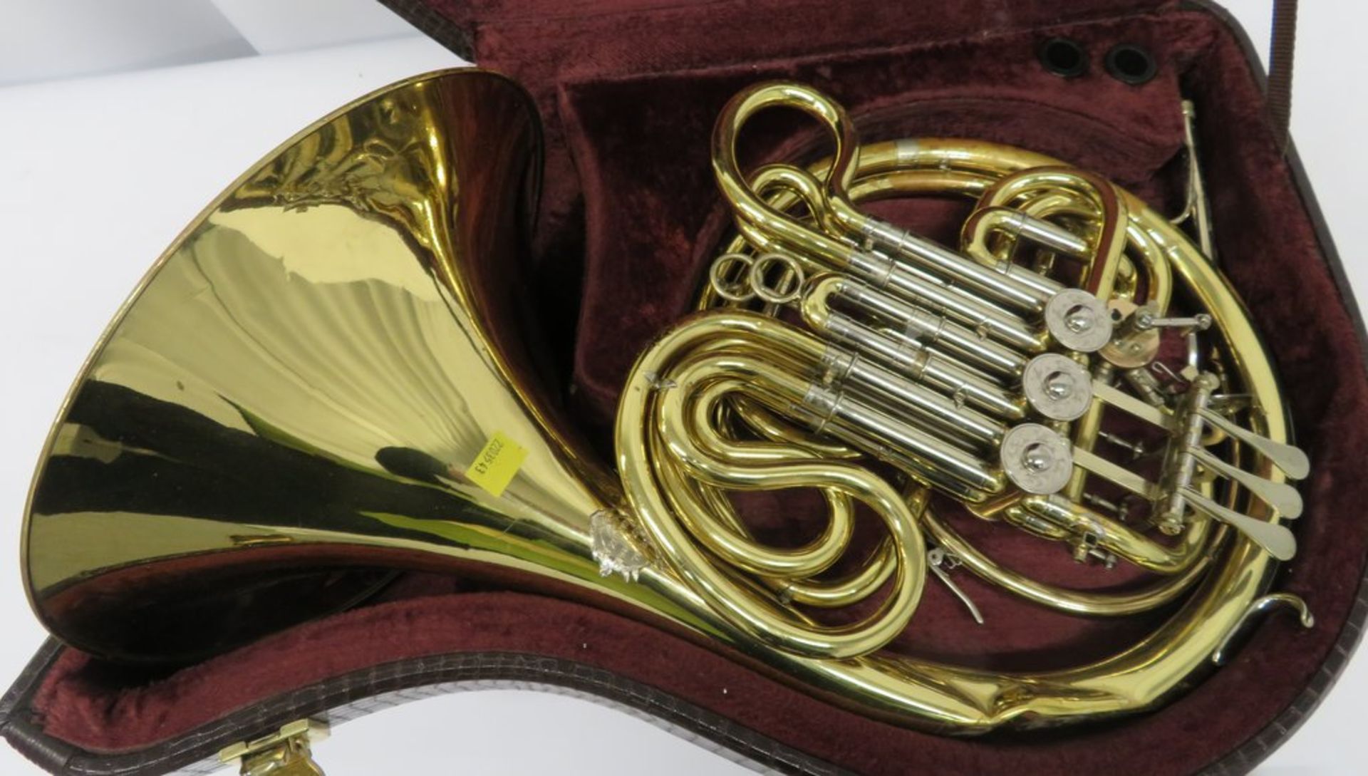 Gebr-Alexander Mainz 103 French Horn With Case. Serial Number: 17837. Please Note That Thi - Image 2 of 19