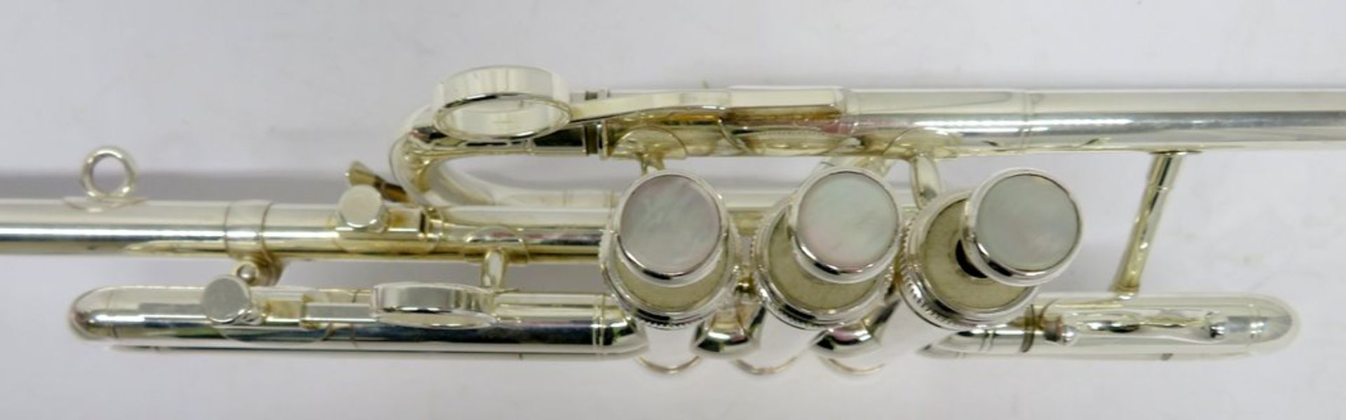 Besson International BE706 Fanfare Trumpet With Case. Serial Number: 885986. Please Note T - Image 8 of 13