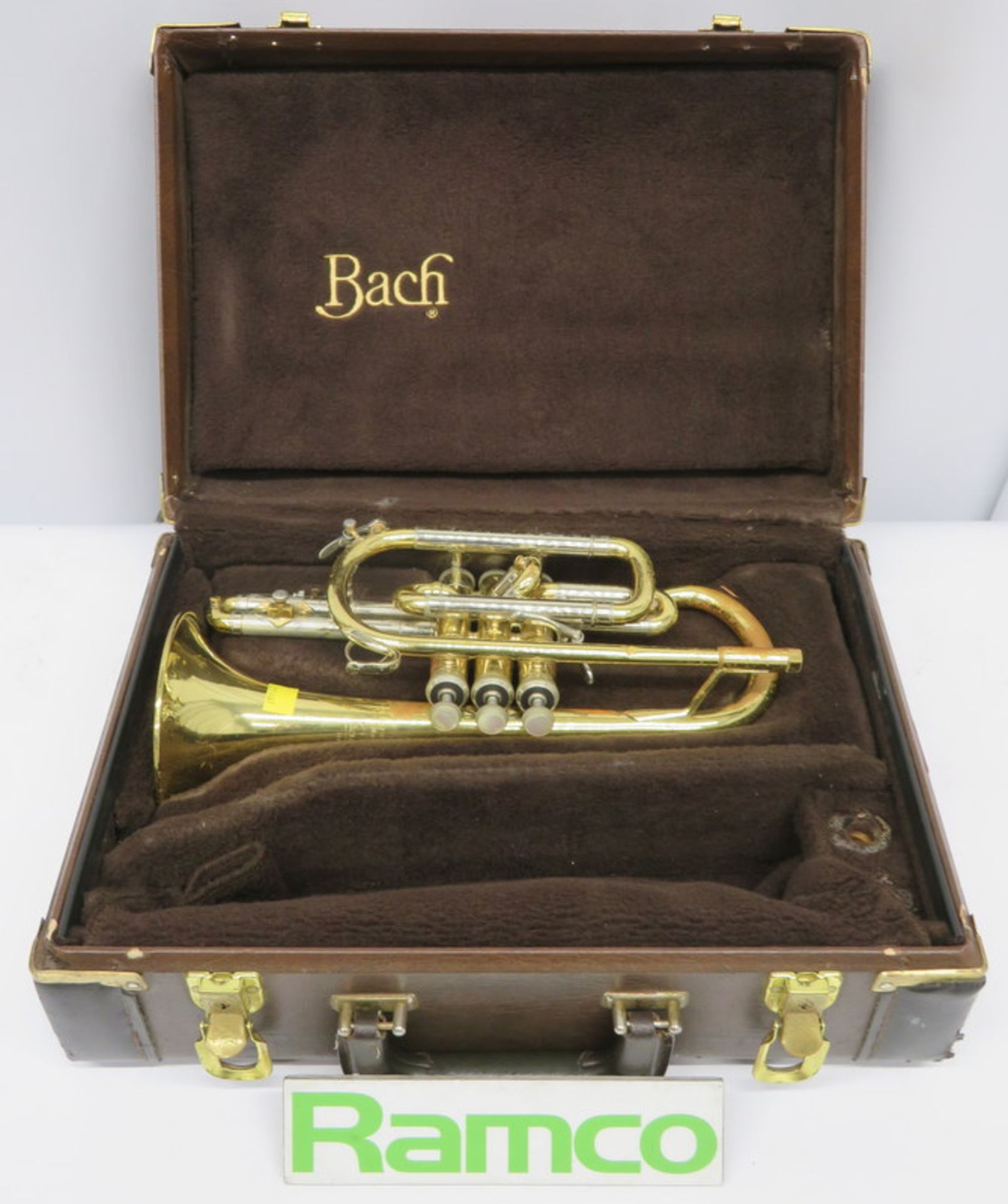 Bach Stradivarius 184 Cornet With Case. Serial Number: 547038. Please Note That This Item