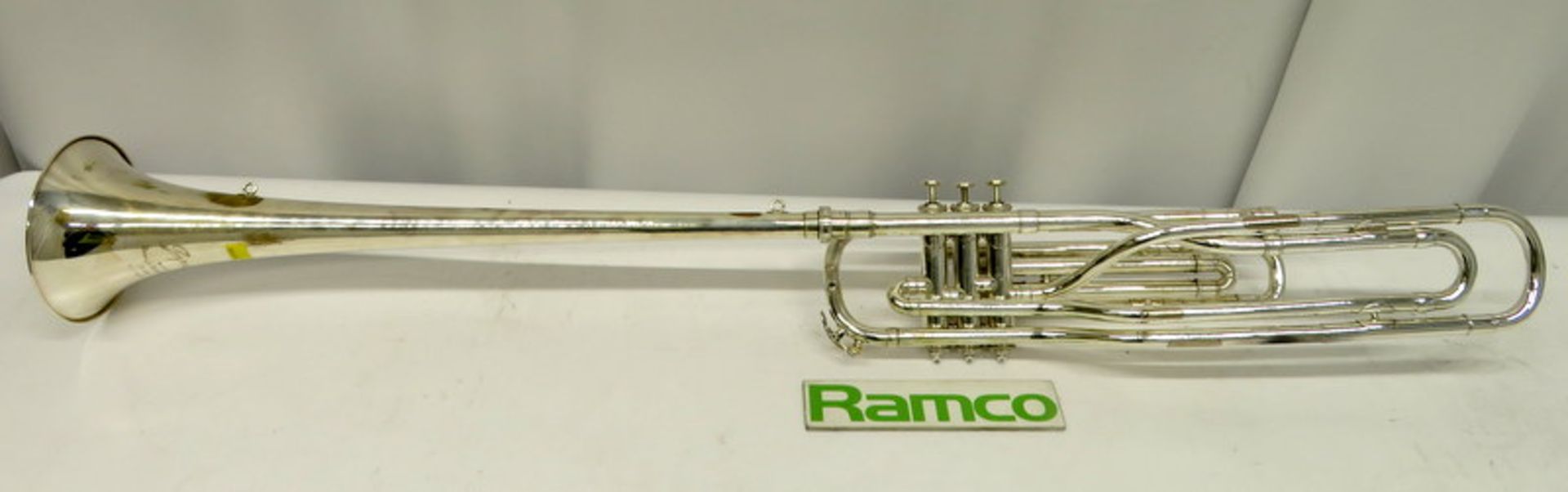 Boosey & Hawkes Imperial Fanfare Trumpet With Case. Serial Number: 335204. Please Note T - Image 3 of 18